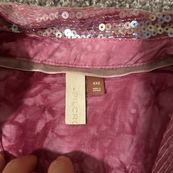 Pilcro Shrunken Sequin Blouse - Picture 7 of 7
